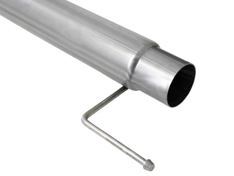 aFe Atlas 4in Aluminized Steel DPF-Back Exh 18-19 Ford F-150 V6-3.0L (td) w/ Polished Tip DPF Back aFe
