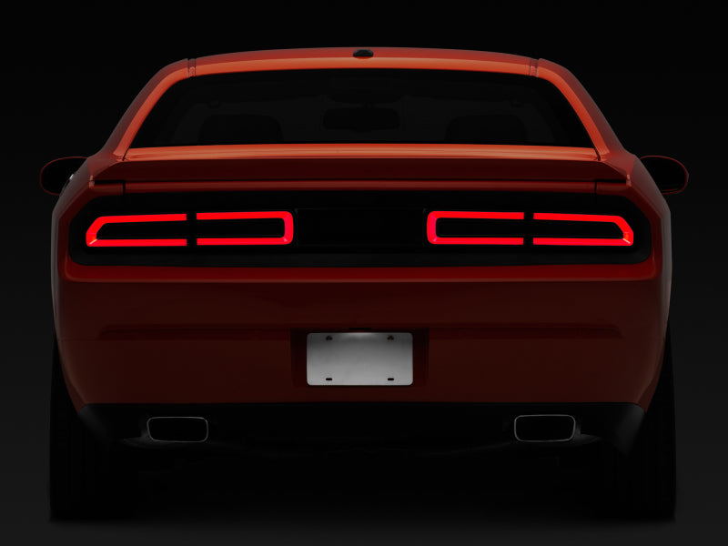 Raxiom 08-14 Challenger LED Tail Lights- Black Housing (Smoked Lens) Tail Lights Raxiom