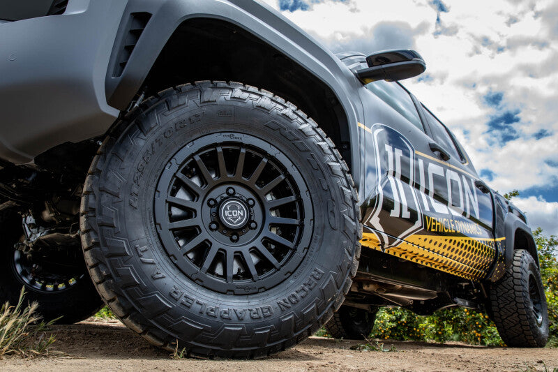ICON Recon Pro 17x8.5 6 x 5.5 25mm Offset 5.75in BS Satin Black Wheel Wheels - Cast ICON