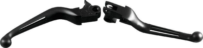 Bikers Choice 96-16 Big Twin W/ Cable Clutch 96-03 XL Black Slotted Lever Set Levers Bikers Choice
