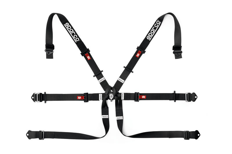 Sparco BELT 6 PNT 2in FORMULA BLK Seat Belts & Harnesses SPARCO