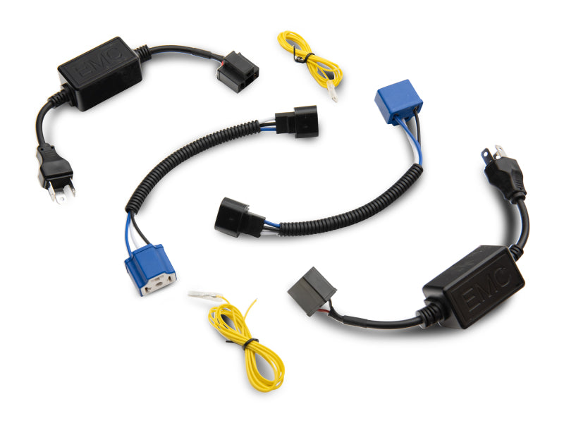 Raxiom 97-18 Jeep Wrangler TJ/JK Axial 7-Inch LED Headlights w/ DRL- Black Housing (Clear Lens) Headlights Raxiom