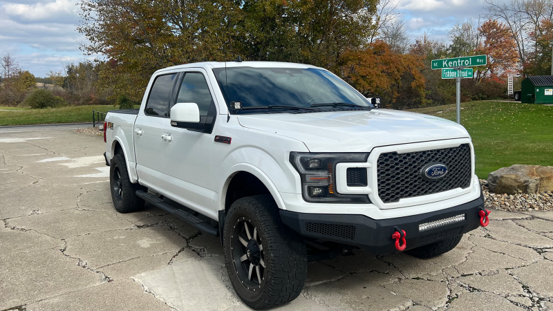 Fishbone Offroad 2015+ Ford F150 / 2017+ Raptor Pod Light Bracket - Black Light Mounts Fishbone Offroad