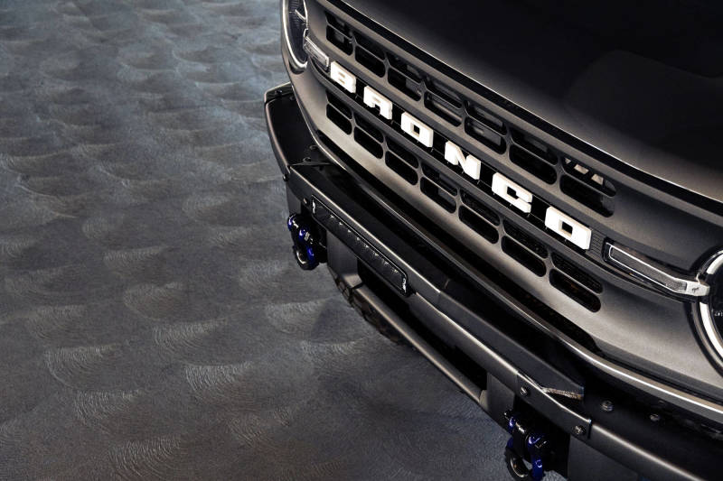 DV8 Offroad 21-22 Ford Bronco Factory Modular Front Bumper Bull Bar Bumpers - Steel DV8 Offroad