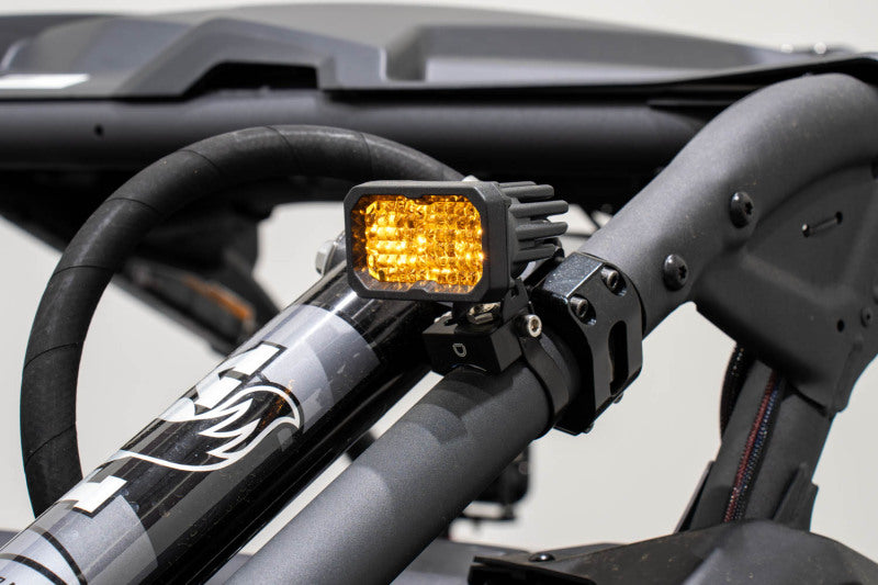 Diode Dynamics Stage Series 1.875 Inch Roll Bar Chase Light Kit SSC2 Sport Yellow (Pair) Light Bars & Cubes Diode Dynamics