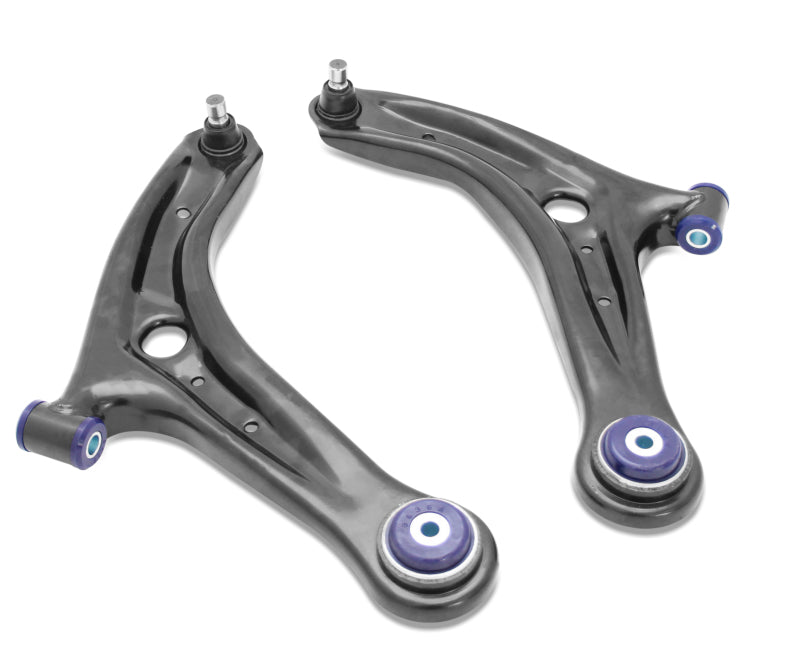 SuperPro 14-19 Ford Fiesta ST Front Lower Control Arm Set w/ Preinstalled SuperPro Bushings Control Arms Superpro