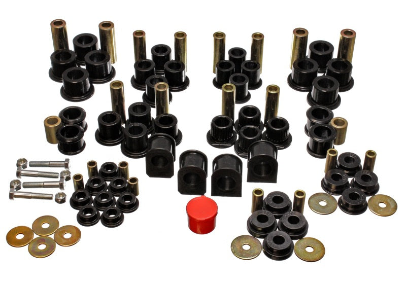 Energy Suspension 99-04 Ford F-250 4WD Superduty Black Hyper-flex Master Bushing Set Bushings - Full Vehicle Kits Energy Suspension