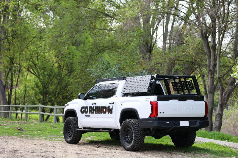 Go Rhino 22-23 Toyota Tundra CrewMax Cab 4dr E-BOARD E1 Electric Running Board Kit - Tex. Blk Running Boards Go Rhino
