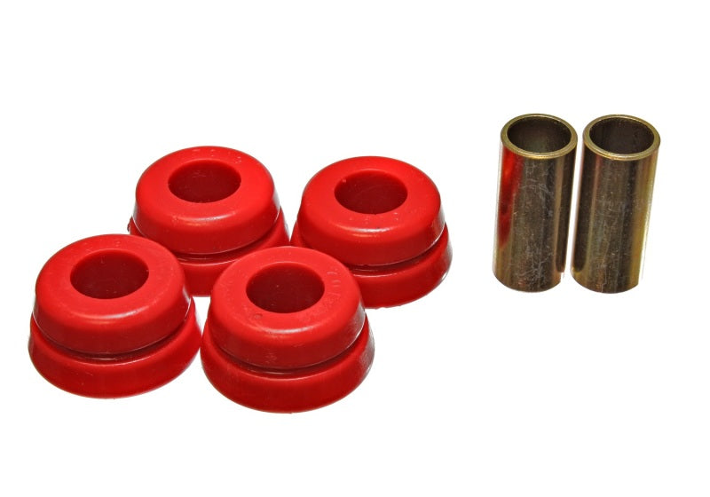 Energy Suspension 79-94 Toyota Pick Up 2WD (NOT T-100/Tundra) Red Front Strut Rod Bushing Set Bushing Kits Energy Suspension
