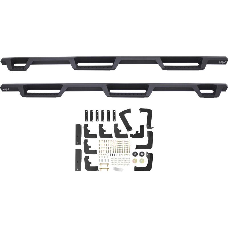 Westin 17-22 Ford F-250/350 Crew Cab 6.75ft Bed HDX Drop W2W Nerf Step Bars - Tex. Blk Nerf Bars Westin