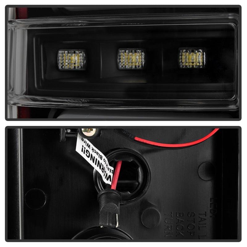 Spyder 16-17 Toyota Tacoma LED Tail Lights - Black Smoke (ALT-YD-TT16-LED-BSM) Tail Lights SPYDER