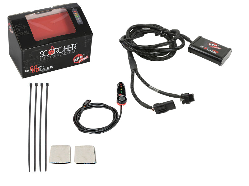 aFe Scorcher HD Power Package 20-21 GM Duramax L6-3.0L (td) LM2 In-Line Modules aFe