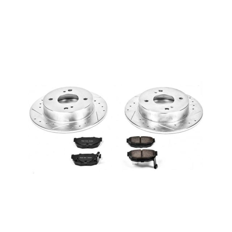 Power Stop 89-98 Nissan 240SX Rear Z23 Evolution Sport Brake Kit Brake Kits - Performance D&S PowerStop