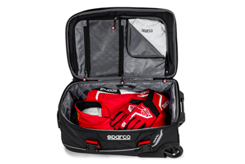 Sparco Bag Tavel BLK/SIL Bags - Luggage & Travel SPARCO