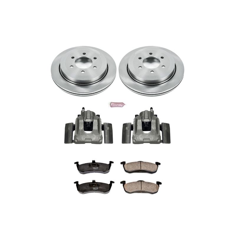 Power Stop 07-17 Ford Expedition Rear Autospecialty Brake Kit w/Calipers Brake Kits - OE PowerStop