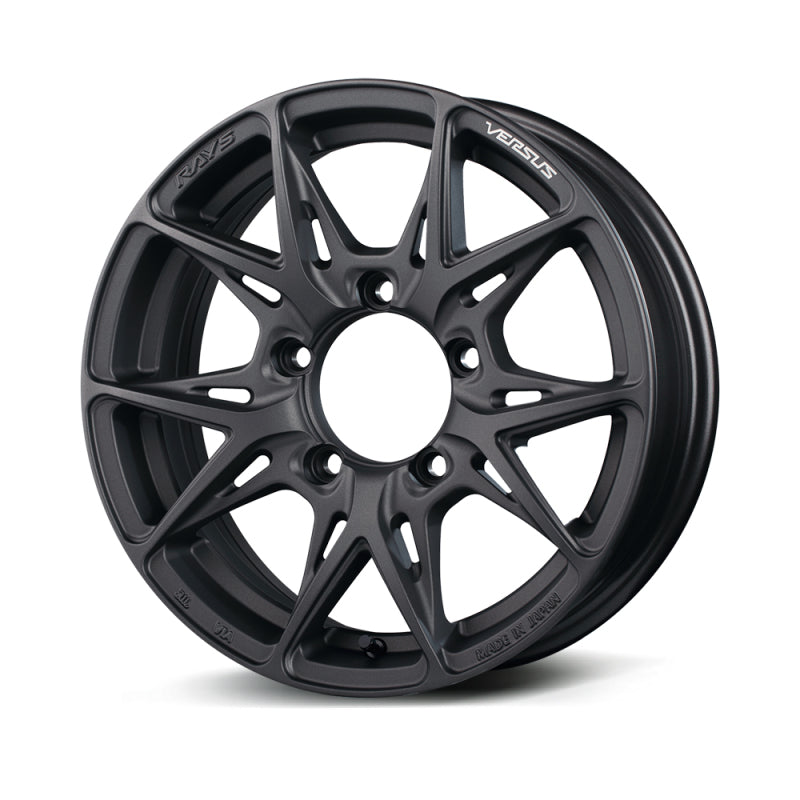 Versus VV21SX 16X6.0 +05 5x139.7 Matte Super Dark Gunmetal Wheels - Cast Versus