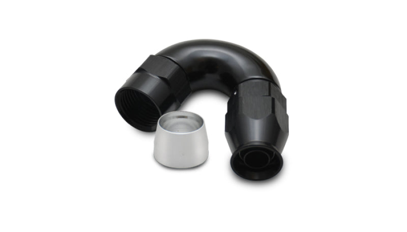 Vibrant 150 Degree High Flow Hose End Fitting for PTFE Lined Hose -12AN Hoses Vibrant