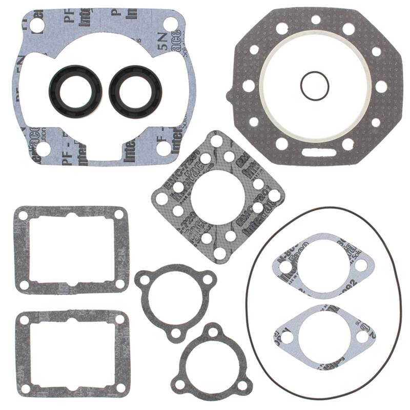 Vertex Gaskets 86-88 Kawasaki JS300 Complete Gasket Kit w/ Oil Seals Engine Hardware Vertex Pistons