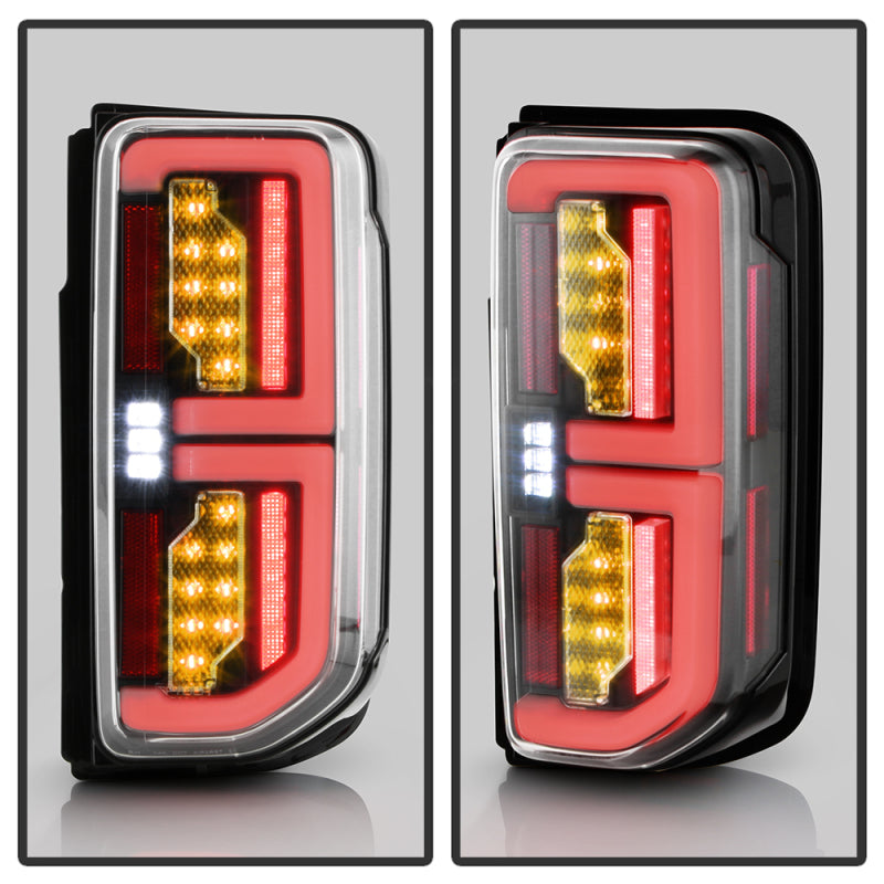 Spyder 21-23 Ford Bronco (Factory LED Model Only) LED Tail Lights - Black (ALT-YD-FB21LED-LED-BK) Tail Lights SPYDER