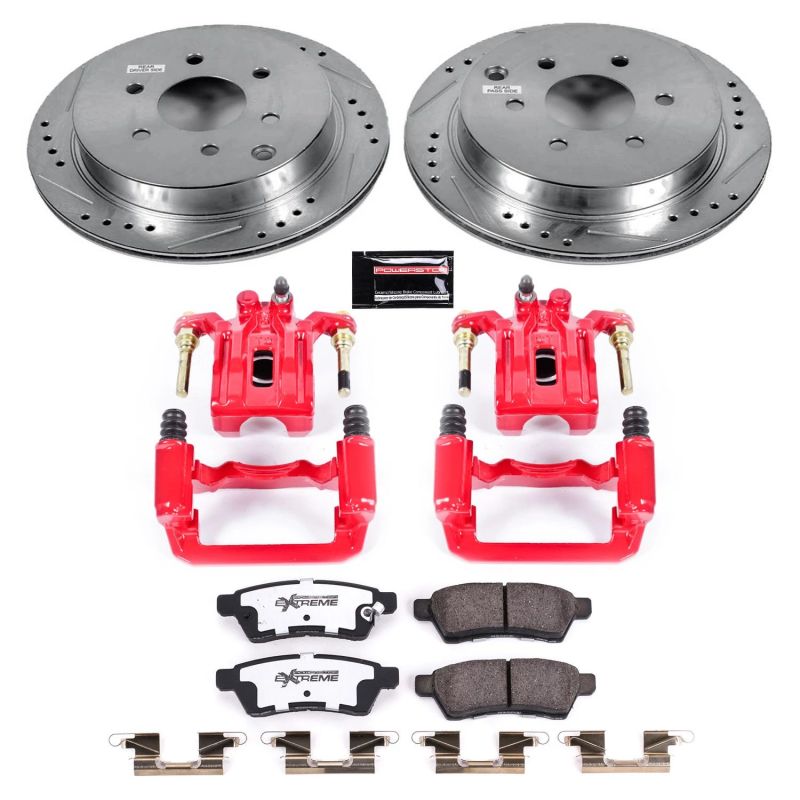 Power Stop 05-18 Nissan Frontier Rear Z36 Truck & Tow Brake Kit w/Calipers Brake Kits - Performance D&S PowerStop