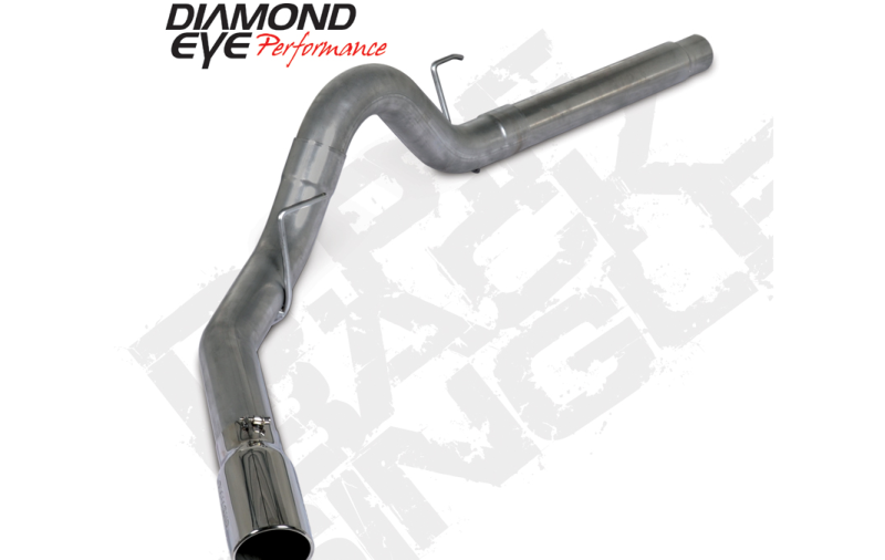 Diamond Eye 18-19 Ford 3.0L Powerstroke F150 - 4in 409SS DPF Back Exhaust Kit w/ Tip 4512BRA-DE DPF Back Diamond Eye Performance