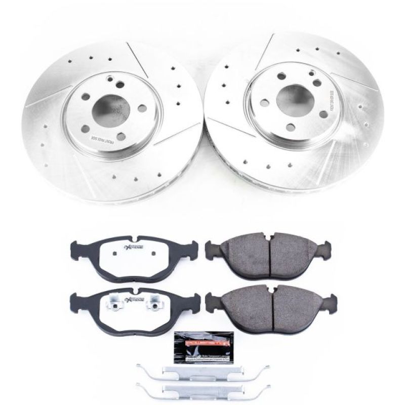 Power Stop 04-05 Mercedes-Benz E500 Front Z26 Street Warrior Brake Kit Brake Kits - Performance D&S PowerStop