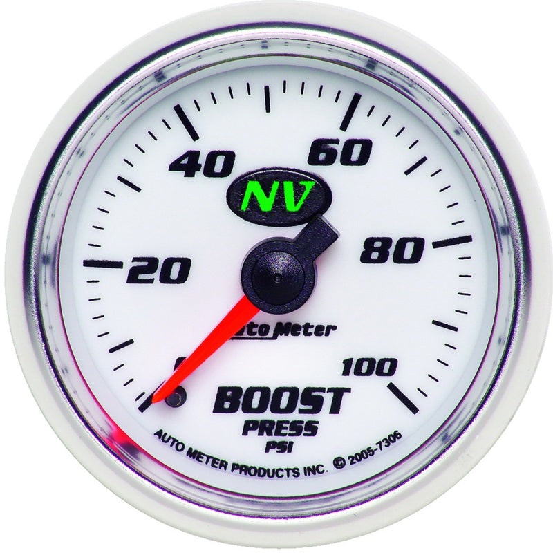Autometer NV 52mm 0-100 PSI Boost Mechanical Gauge Gauges AutoMeter