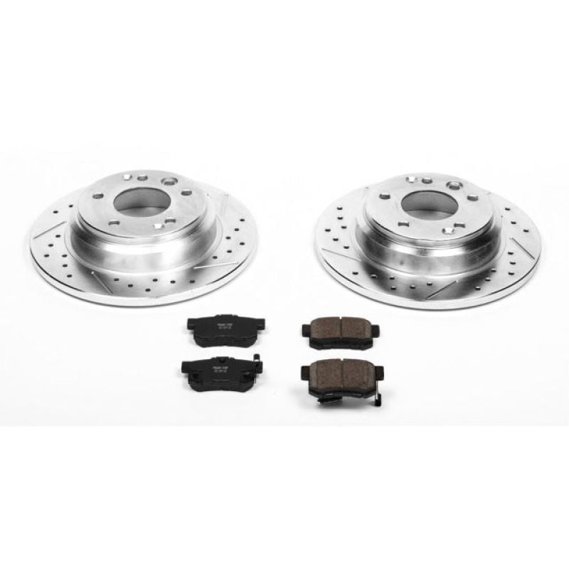 Power Stop 99-01 Acura RL Rear Z23 Evolution Sport Brake Kit Brake Kits - Performance D&S PowerStop