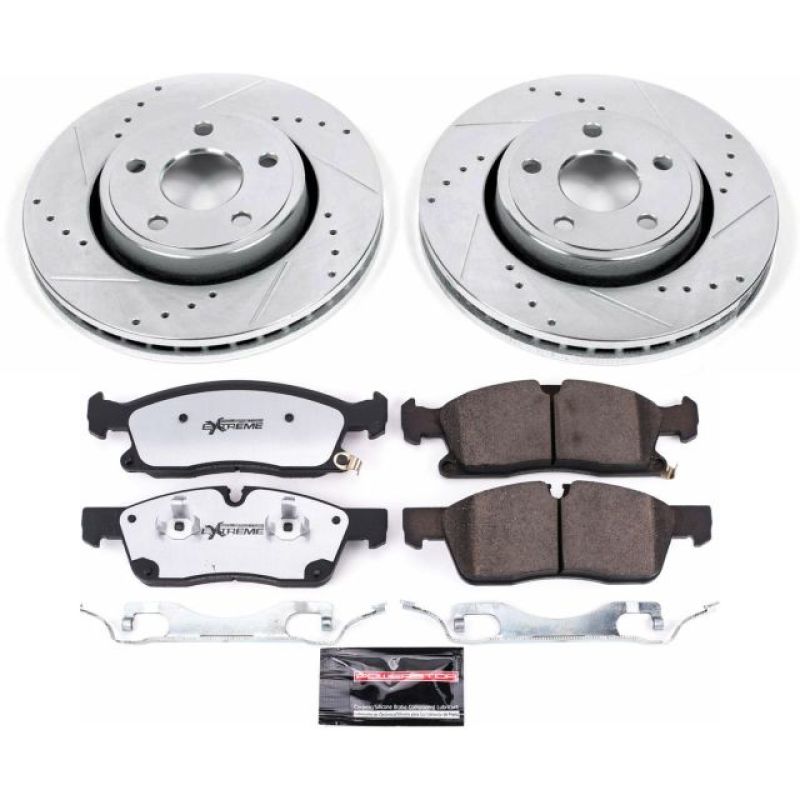 Power Stop 17-19 Jeep Grand Cherokee Front Z36 Truck & Tow Brake Kit Brake Kits - Performance D&S PowerStop