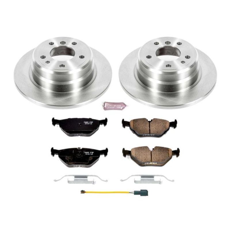 Power Stop 1989 BMW 525i Rear Autospecialty Brake Kit Brake Kits - OE PowerStop