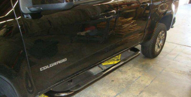 Go Rhino 15-20 Chevrolet Colorado 4000 Series SideSteps - Cab Length - Black Side Steps Go Rhino
