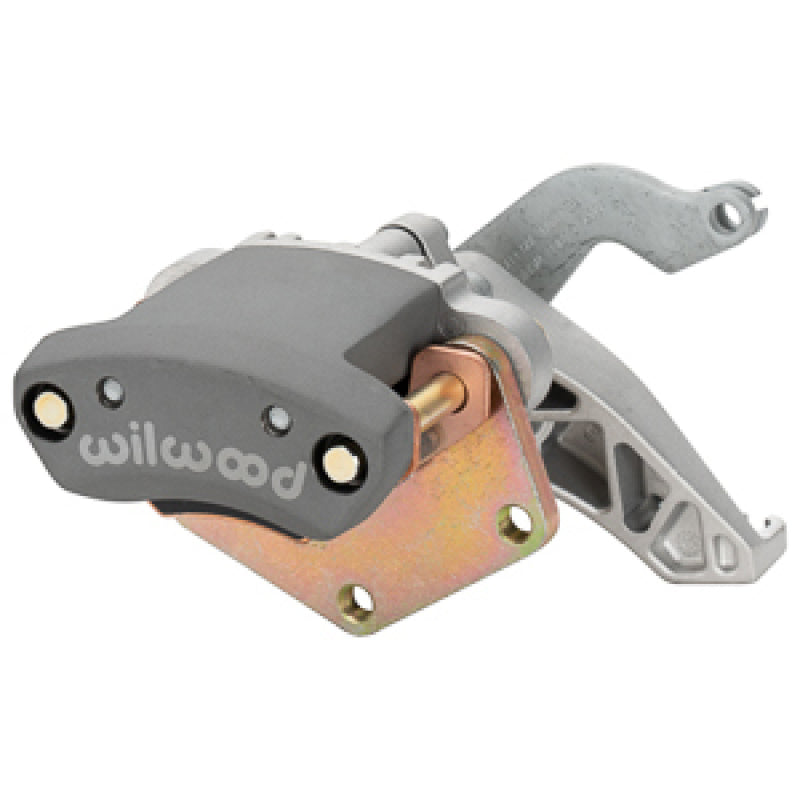 Wilwood RH MC4 Mechanical Parking Brake Caliper - 2.00in Bracket - 1.10in Disc - Ty3 Hard Ano Brake Calipers - Perf Wilwood