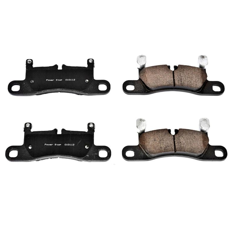Power Stop 11-18 Porsche Cayenne Rear Z17 Evolution Ceramic Brake Pads w/Hardware Brake Pads - OE PowerStop