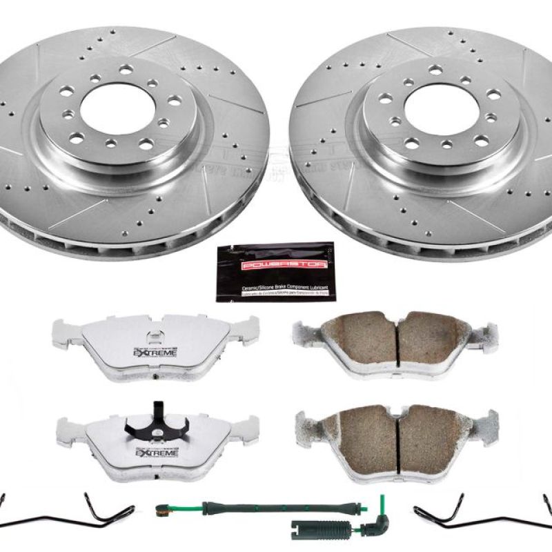 Power Stop 01-06 BMW M3 Front Z26 Street Warrior Brake Kit Brake Kits - Performance D&S PowerStop