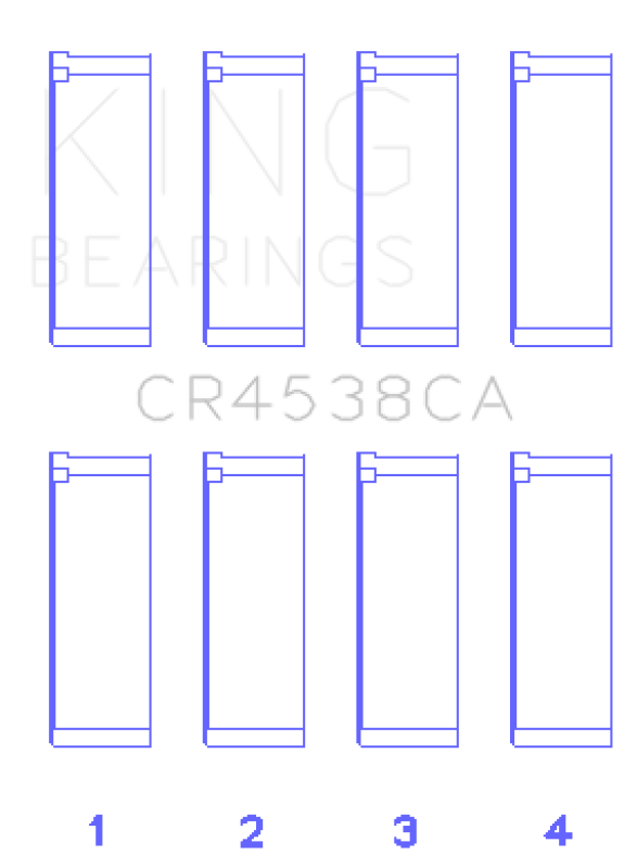 King Engine Bearings Mini Cooper S/Cooper S Conv/Works W11B16A Rod Bearing Set - Size STD Bearings King Engine Bearings