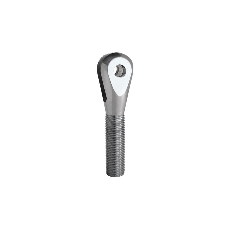 QA1 Clevis - Left Hand - 3/8-1/2in - 1/4in Slot - Carbon Steel Suspension Arms & Components QA1