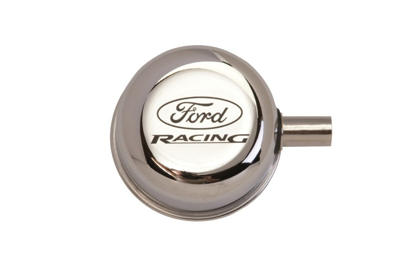 Ford Racing Chrome Breather Cap W/ Ford Racing Logo Engine Breather Filters Ford Racing
