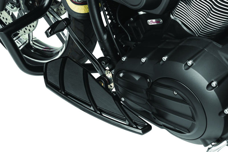 Kuryakyn Phantom Floorboards for Indian Black Footpegs Kuryakyn