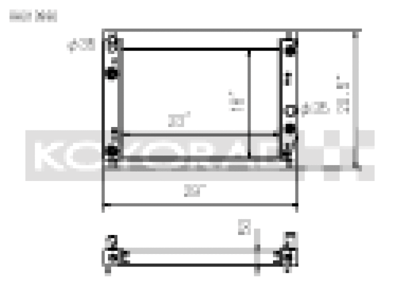 Koyo 05-13 Chevrolet Corvette C6 Racing Radiator Radiators Koyo