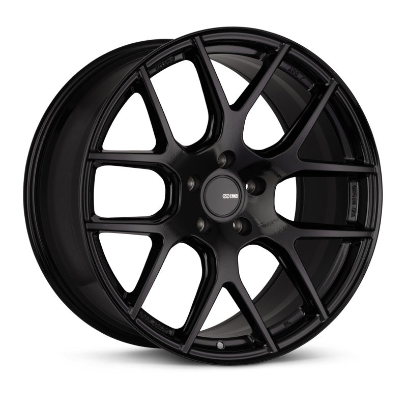 Enkei XM-6 20x8.5 5x120 40mm Offset 72.6mm Bore Gloss Black Wheel Wheels - Cast Enkei