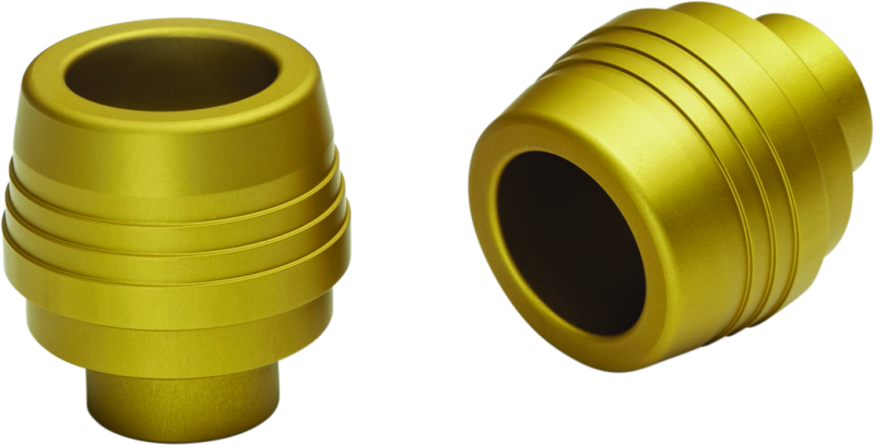 Kuryakyn Lodestar Handlebar Sliders-BMW-Gold Hardware - Singles Kuryakyn