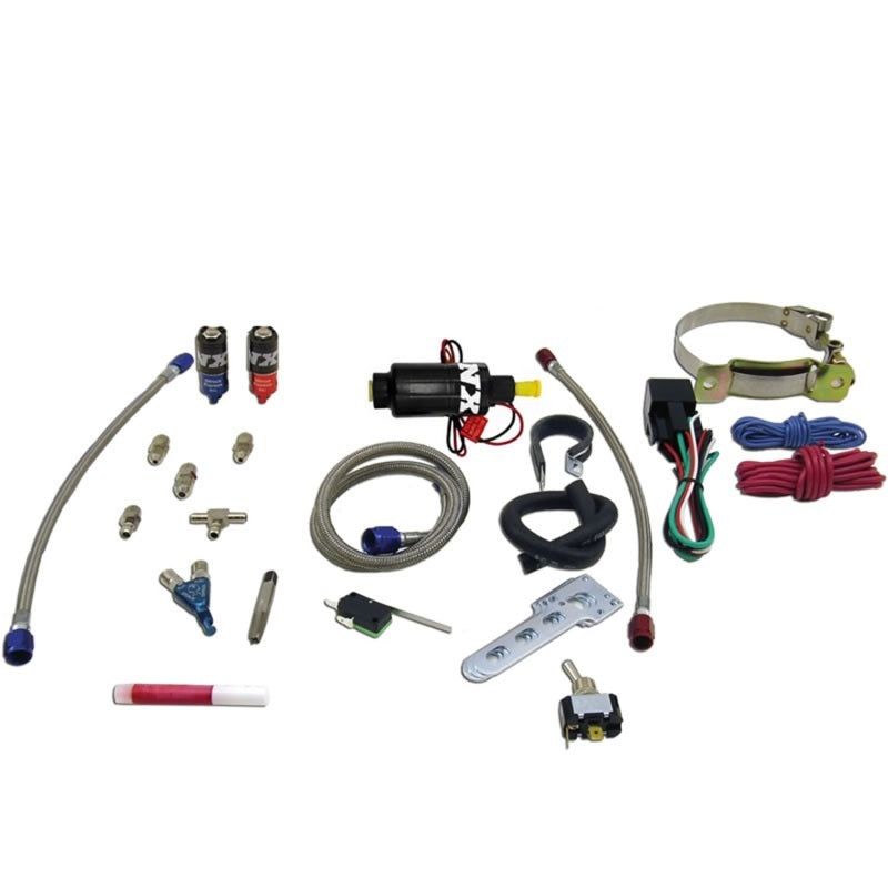 Nitrous Express 2 Cyl Piranha Nitrous Kit (V-Twins w/Single Carb) w/o Bottle Nitrous Systems Nitrous Express