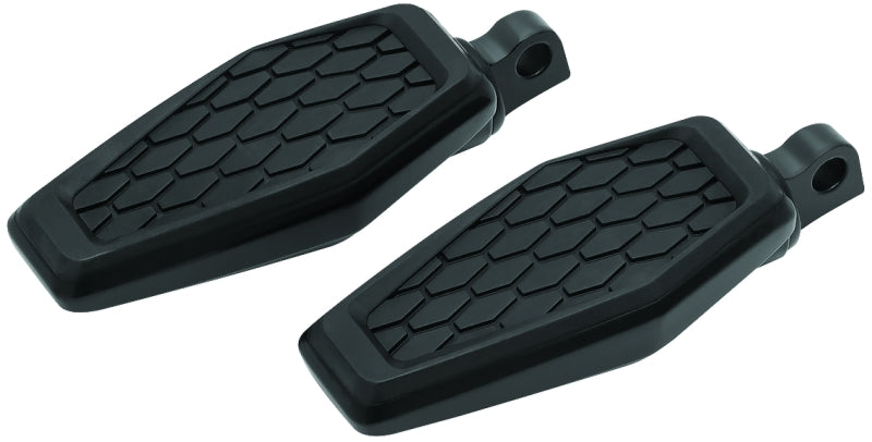 Kuryakyn Hex Pegs With Adapters Black Footpegs Kuryakyn