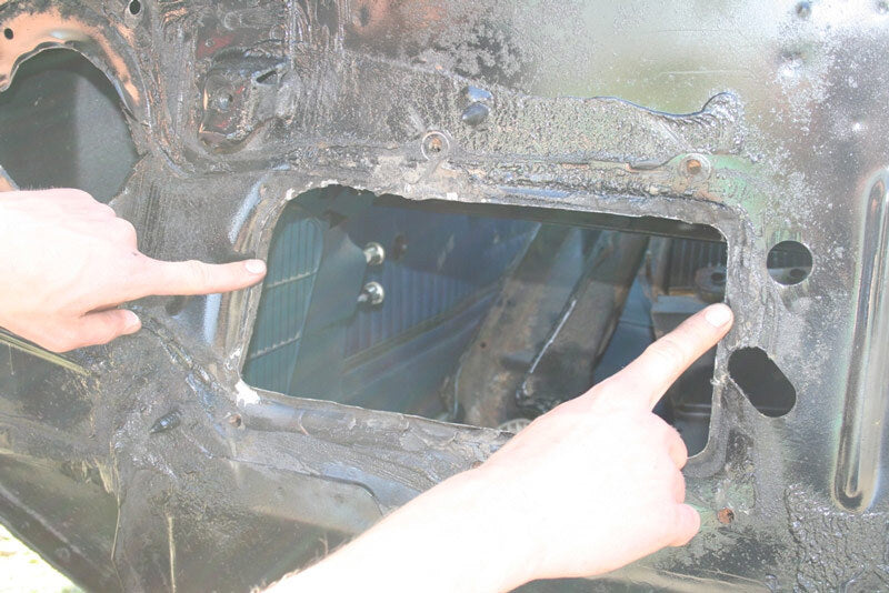 UMI Performance 64-72 GM A-Body Heater Box Delete Panel Heat Shields UMI Performance