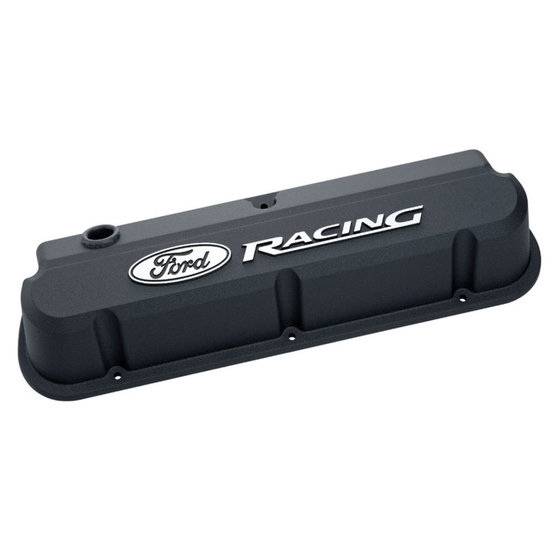 Ford Racing 289-351 Slant Edge Black Valve Cover Valve Covers Ford Racing