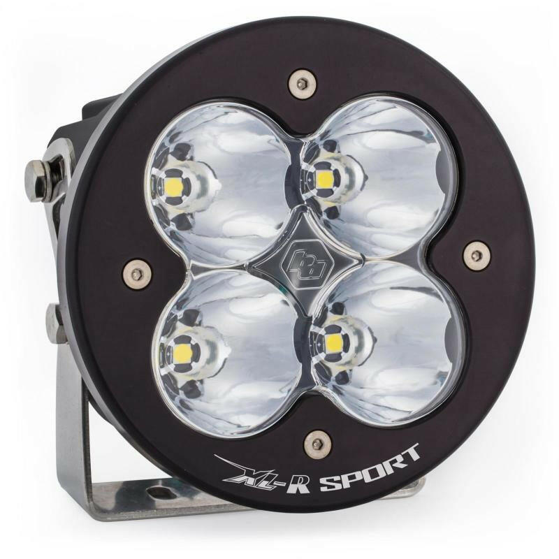 Baja Designs XL R Sport High Speed Spot LED Light Pods - Clear Light Bars & Cubes Baja Designs