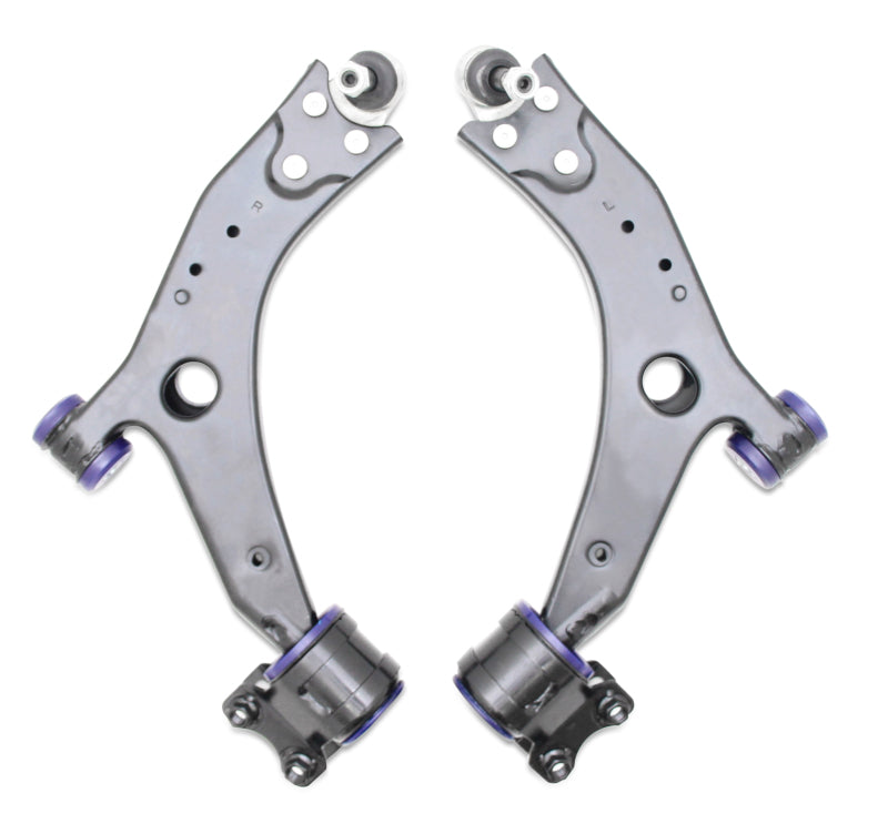 Superpro 05-11 Ford Focus LS/LT/LV Volvo S40/V50 and C70/18mm Front Lower Control Arm Assembly Kit Control Arms Superpro