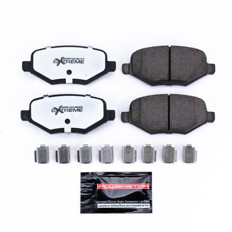 Power Stop 11-13 Ford Edge Rear Z36 Truck & Tow Brake Pads w/Hardware Brake Pads - Performance PowerStop