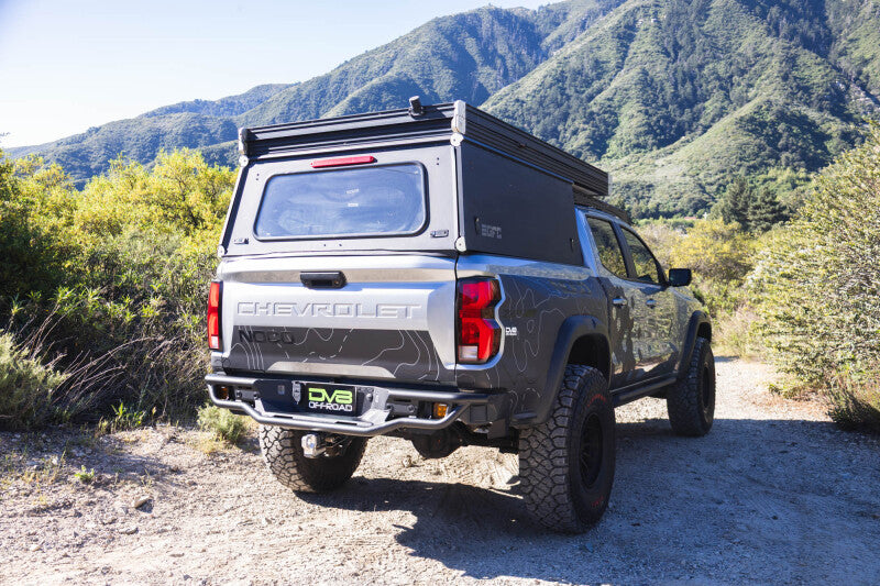DV8 Offroad 23-26 Chevrolet Colorado/GMC Canyon Tube Rear Bumper - Micro Texture Black Powder Coat Bumpers - Steel DV8 Offroad