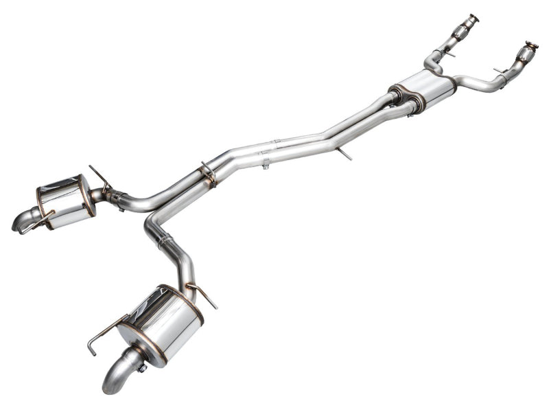 AWE Tuning Audi 2019-2023 C8 A6/A7 3.0T Touring Edition Cat-Back Exhaust- Turn Downs Catback AWE Tuning